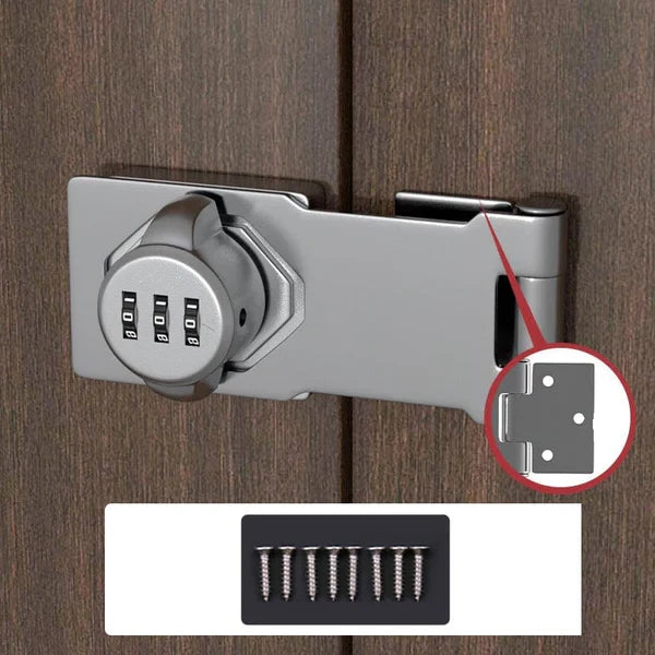 Combination Cam Lock Resettable 3-Digit Zinc Alloy
