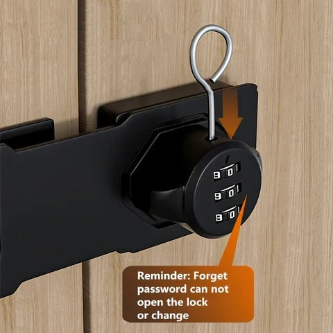 Combination Cam Lock Resettable 3-Digit Zinc Alloy