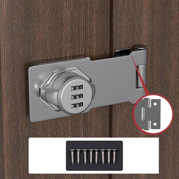 Combination Cam Lock Resettable 3-Digit Zinc Alloy