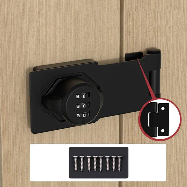 Combination Cam Lock Resettable 3-Digit Zinc Alloy