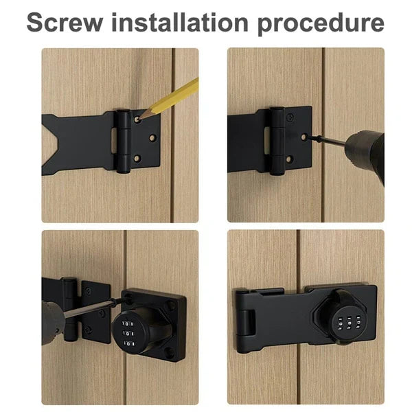 Combination Cam Lock Resettable 3-Digit Zinc Alloy