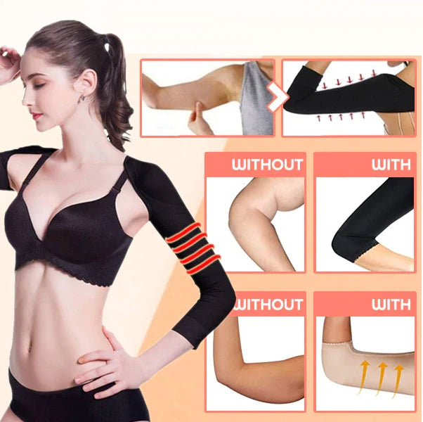 Compression Arm Sleeves Posture Support Seamless Comfort