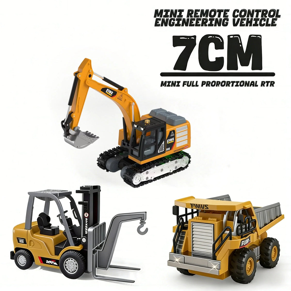 Construction Vehicle Remote-Controlled Movable Arm All-Terrain