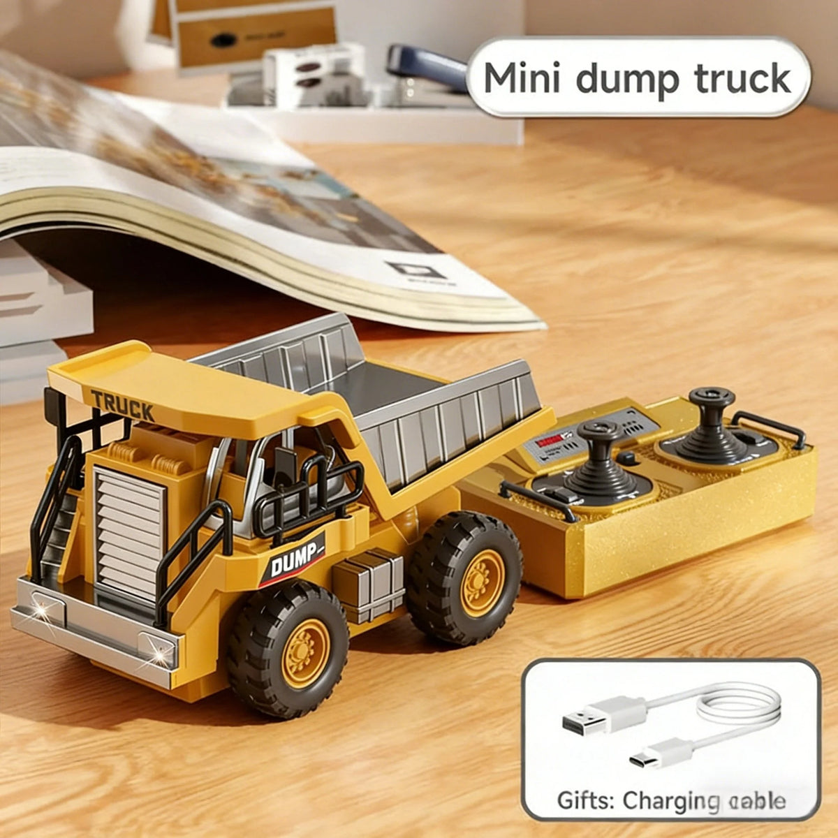 Construction Vehicle Remote-Controlled Movable Arm All-Terrain