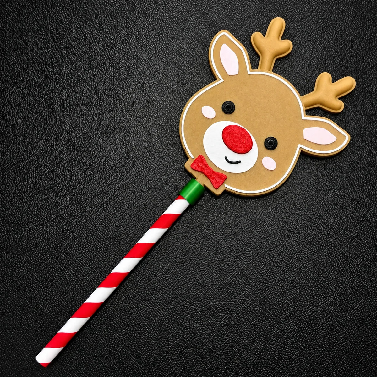 Contactless Card Holder Wand Festive Candy Cane Handle