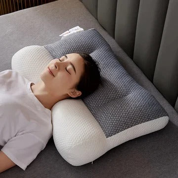Contoured Neck Pillow Multi-Zone Machine Washable Back & Side Sleeping