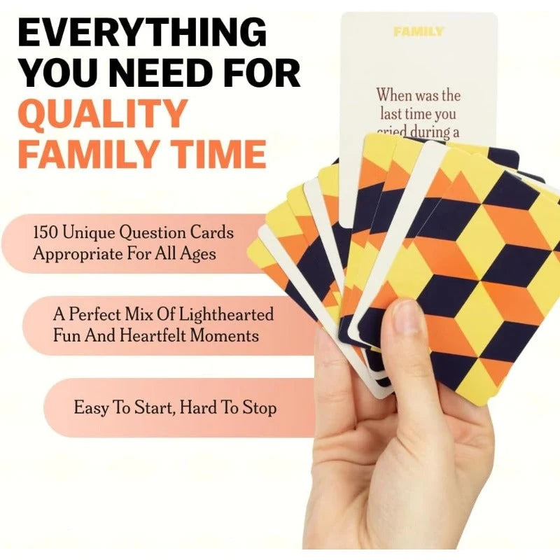 Conversation Card Game 150 Questions For All Ages