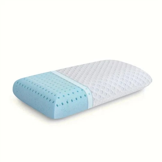 Cooling Pillow Gel Memory Foam Dual-Sided Ergonomic Support Removable Washable Cover