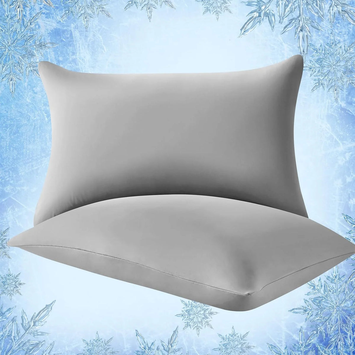 Cooling Pillowcases Set of 2 Hidden Zipper