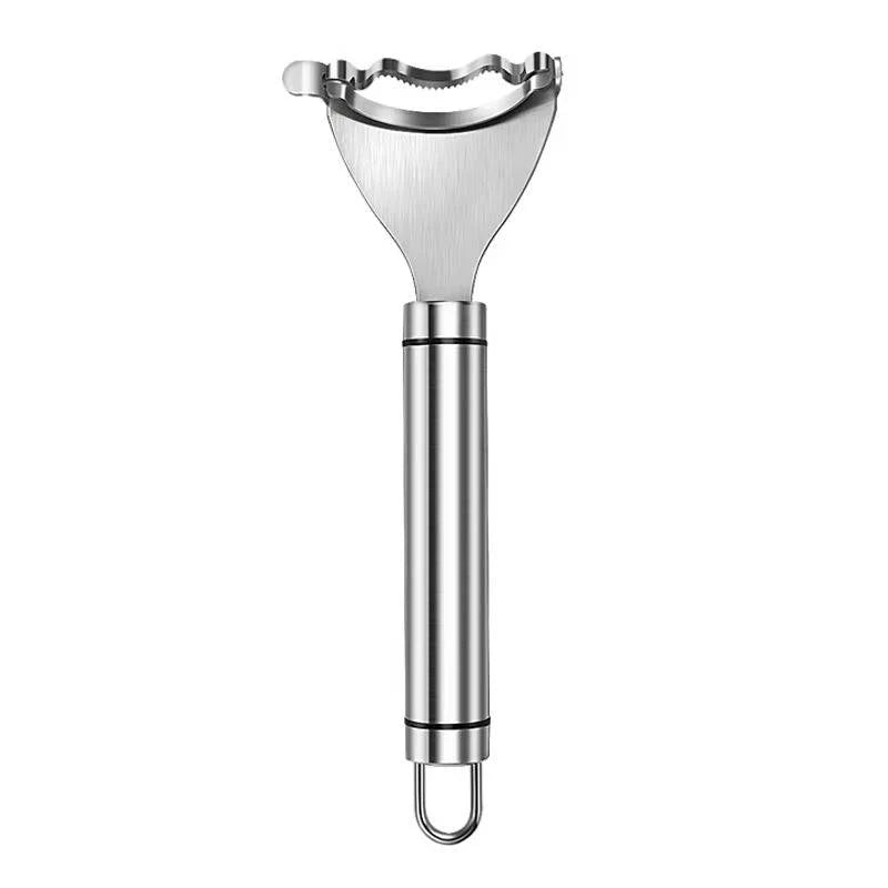 Corn Stripper Serrated Stainless Steel Textured Grip