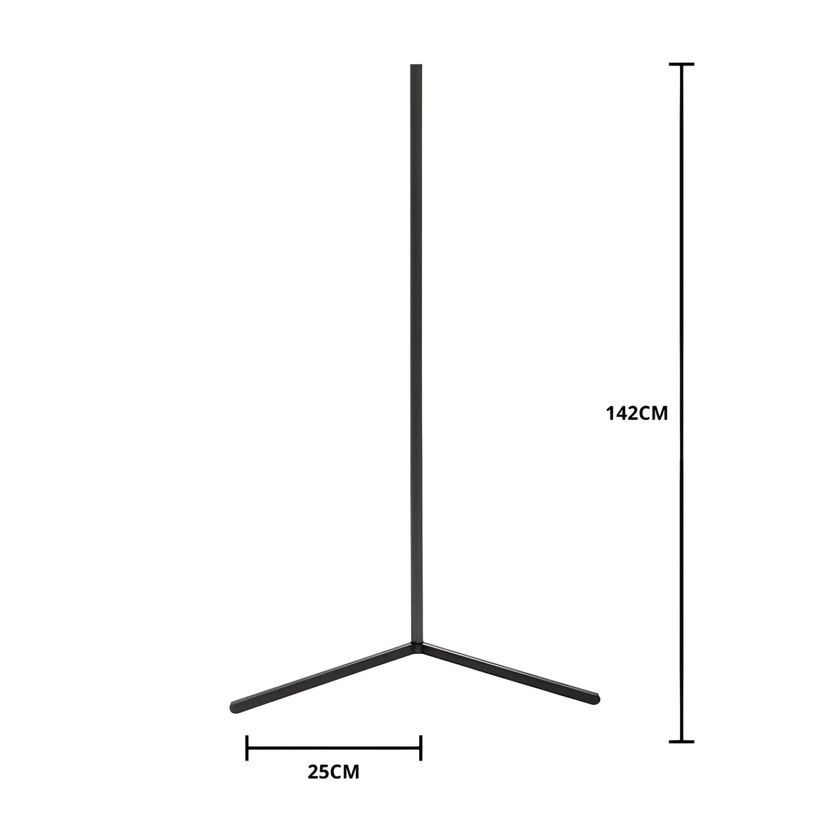 Corner Floor Lamp Dimmable LED With Remote Control