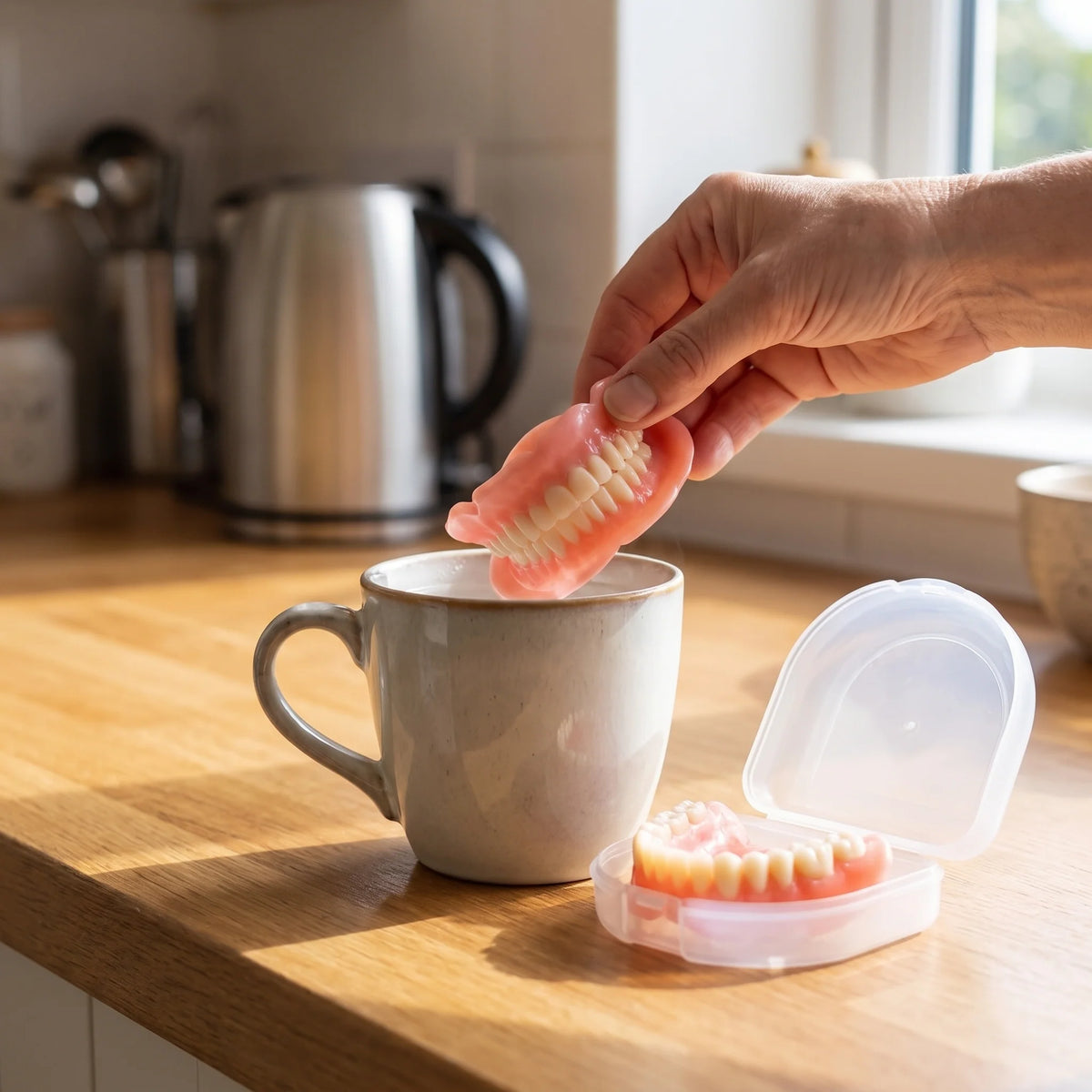 Cosmetic Denture Set Warm Water Remoldable BPA-Free