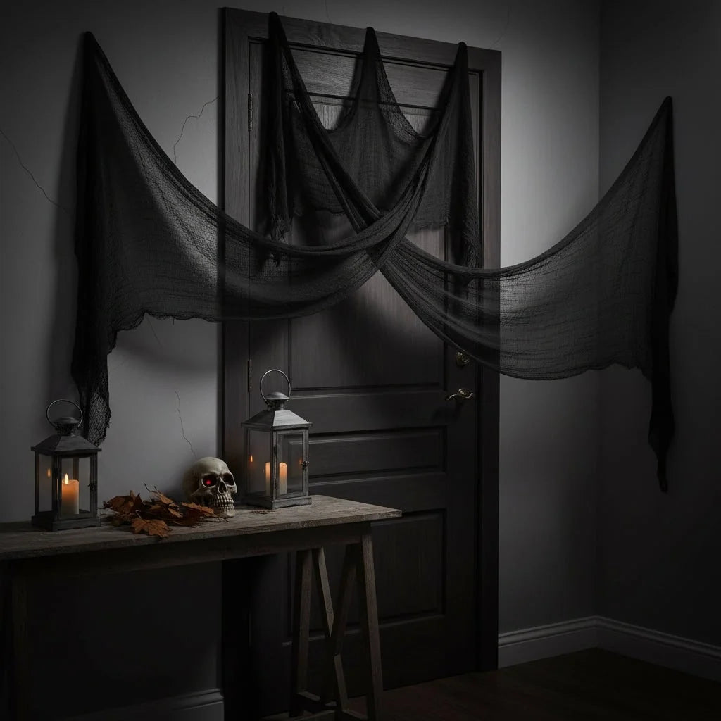 Creepy Cloth Gauze Stretchable Tattered Fabric