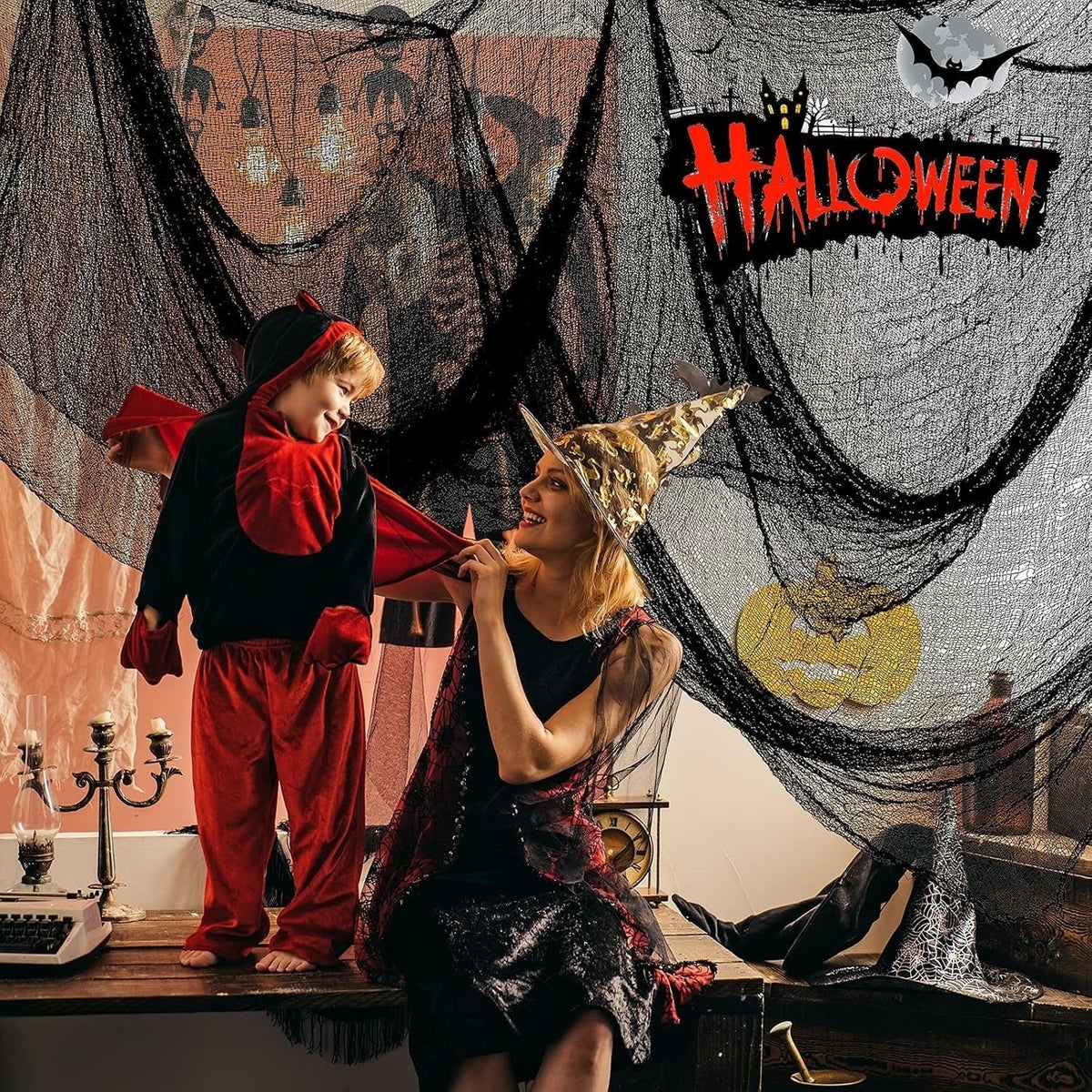 Creepy Cloth Gauze Stretchable Tattered Fabric