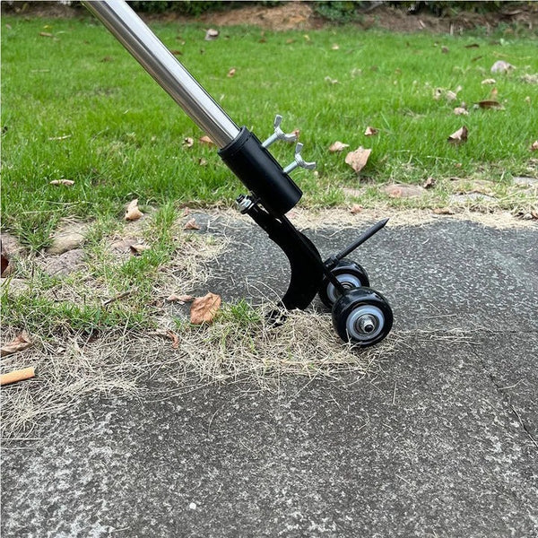 Crevice Weed Puller Adjustable Head Metal Blade Wooden Handle