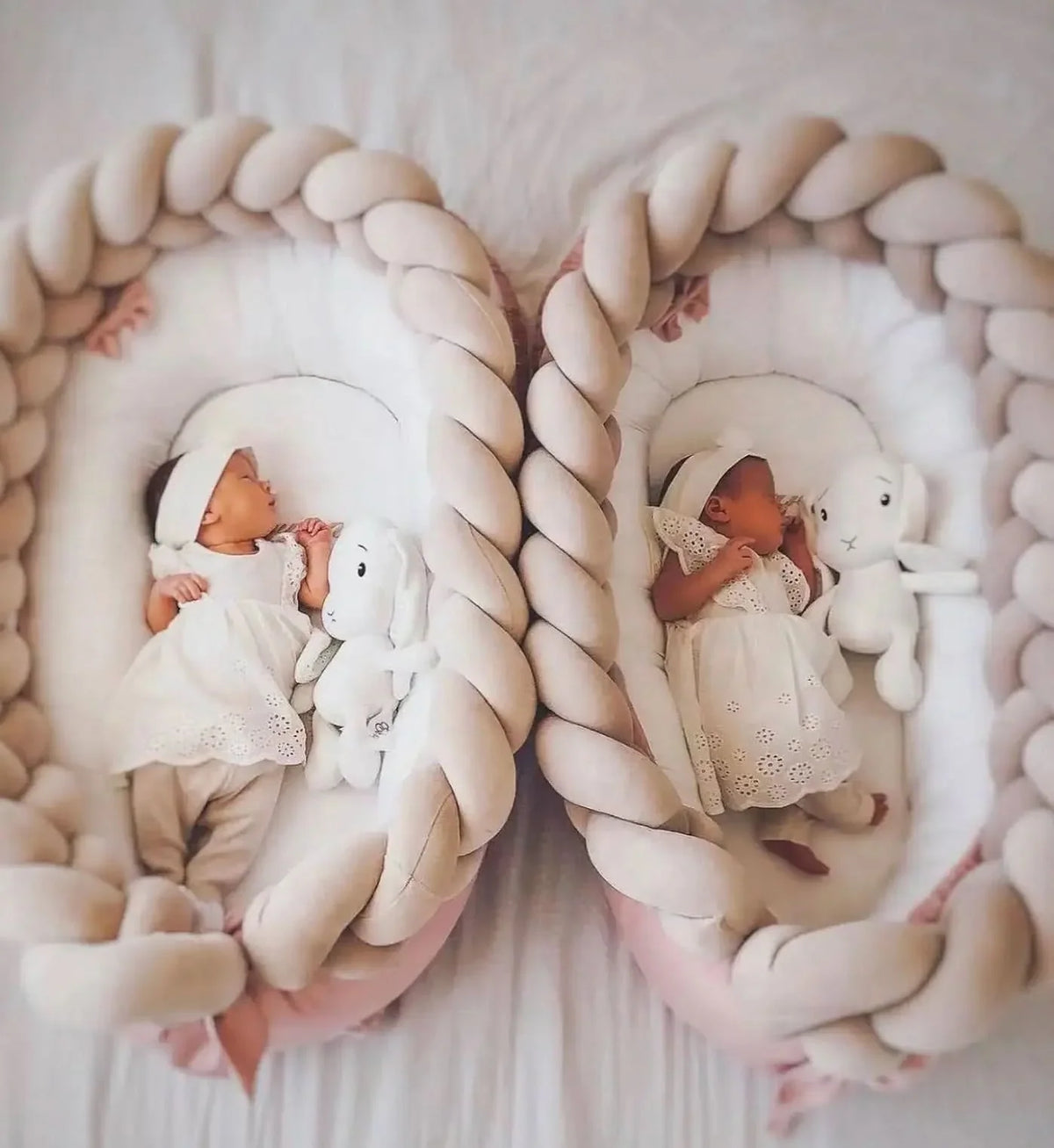 Crib Bumper Braided 100% Cotton Breathable