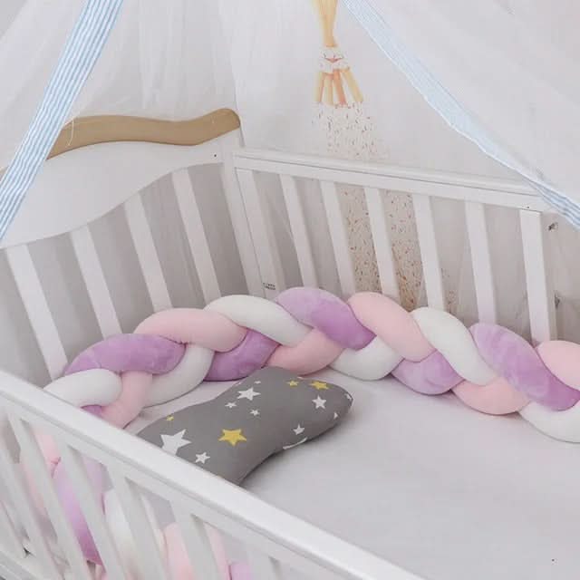 Crib Bumper Braided 100% Cotton Breathable