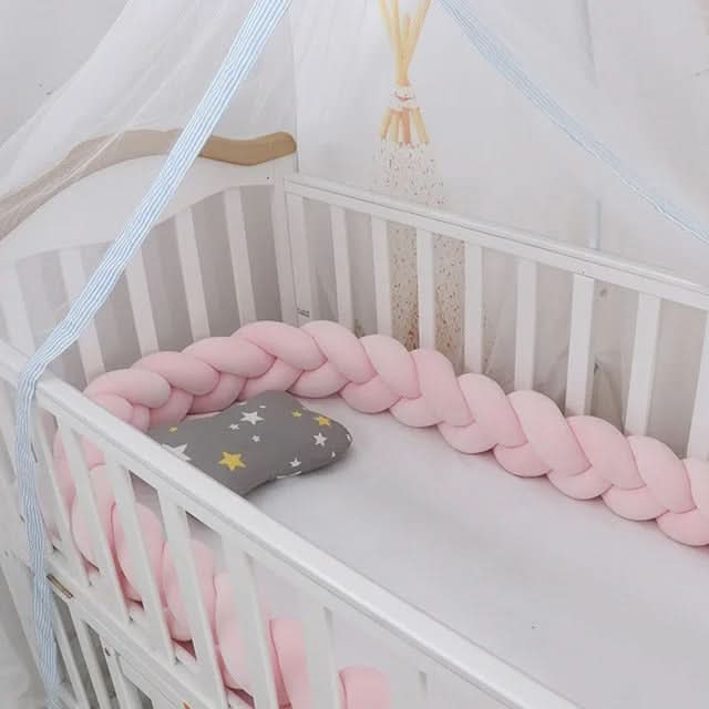 Crib Bumper Braided 100% Cotton Breathable