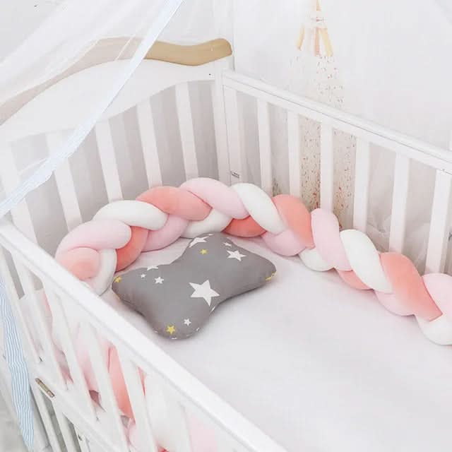 Crib Bumper Braided 100% Cotton Breathable