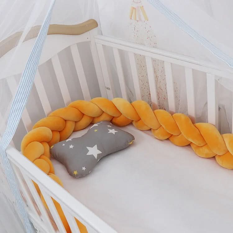 Crib Bumper Braided 100% Cotton Breathable