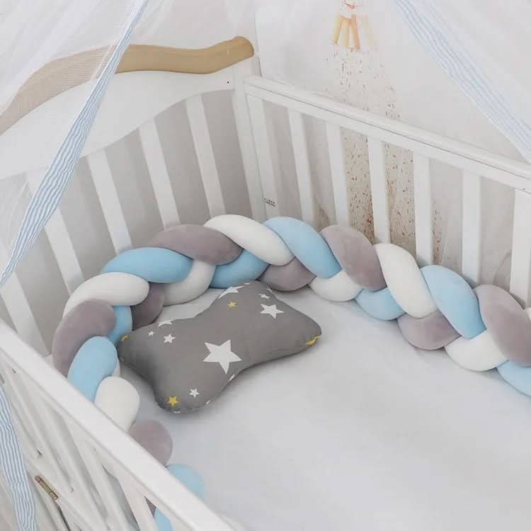Crib Bumper Braided 100% Cotton Breathable
