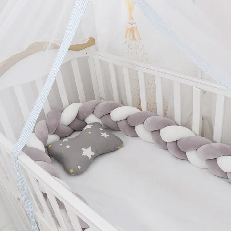 Crib Bumper Braided 100% Cotton Breathable