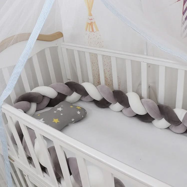 Crib Bumper Braided 100% Cotton Breathable
