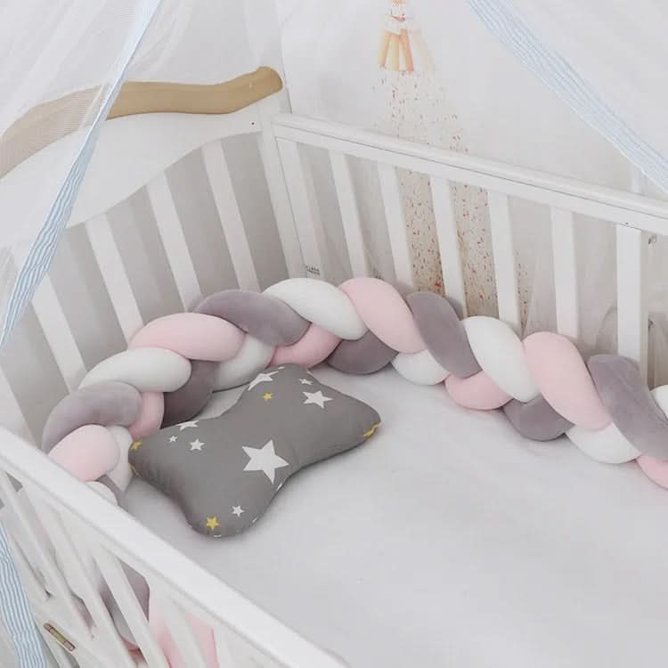 Crib Bumper Braided 100% Cotton Breathable
