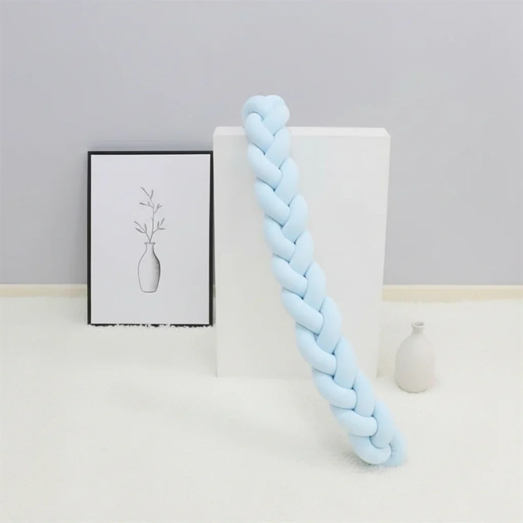 Crib Bumper Braided 100% Cotton Breathable