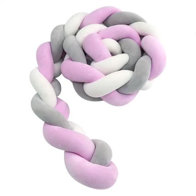 Crib Bumper Braided 100% Cotton Breathable