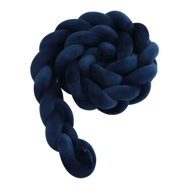 Crib Bumper Braided 100% Cotton Breathable