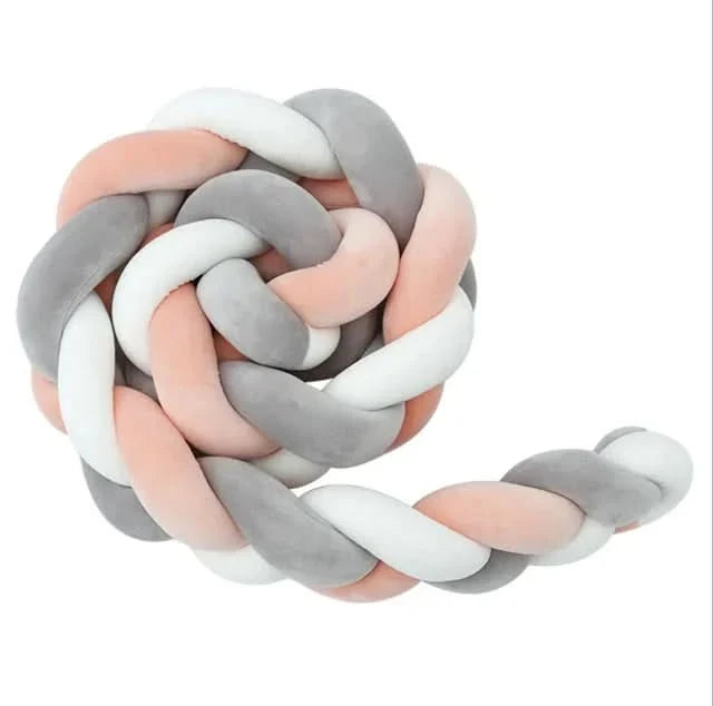 Crib Bumper Braided 100% Cotton Breathable