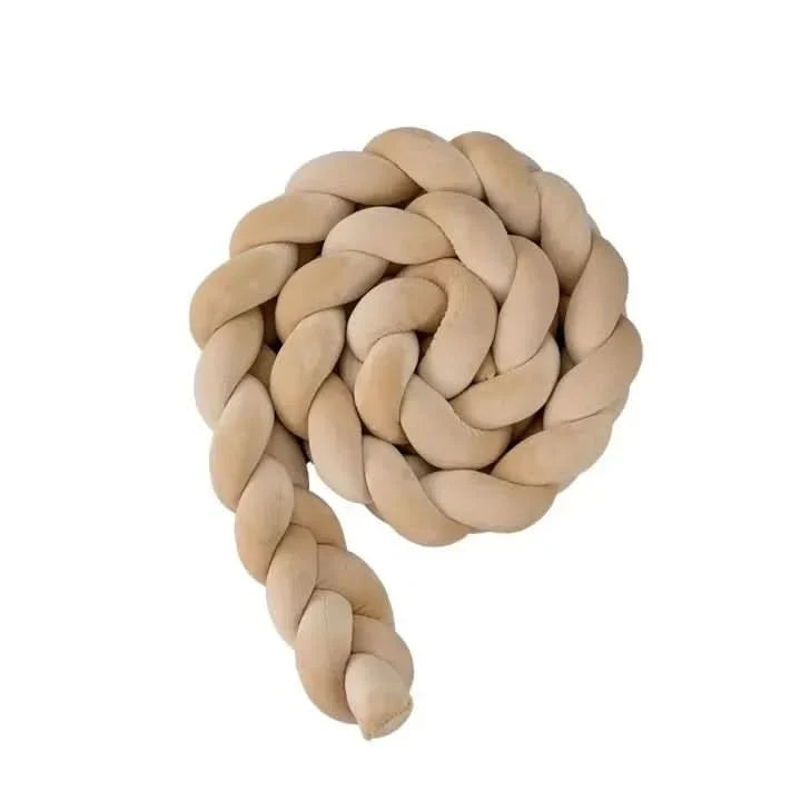 Crib Bumper Braided 100% Cotton Breathable