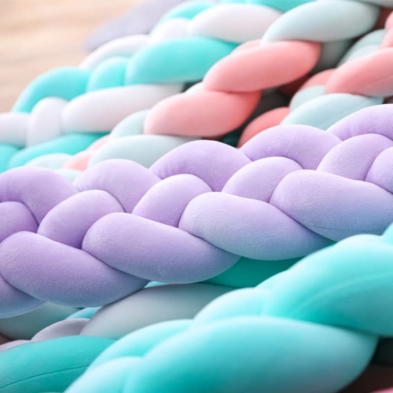 Crib Bumper Braided 100% Cotton Breathable