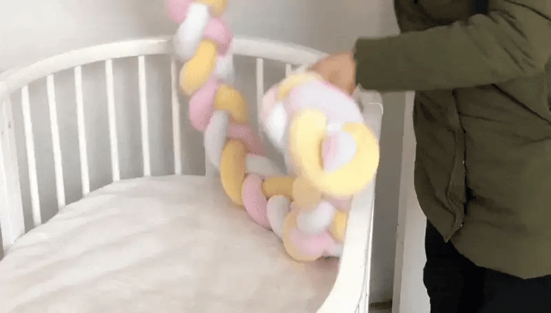 Crib Bumper Braided 100% Cotton Breathable