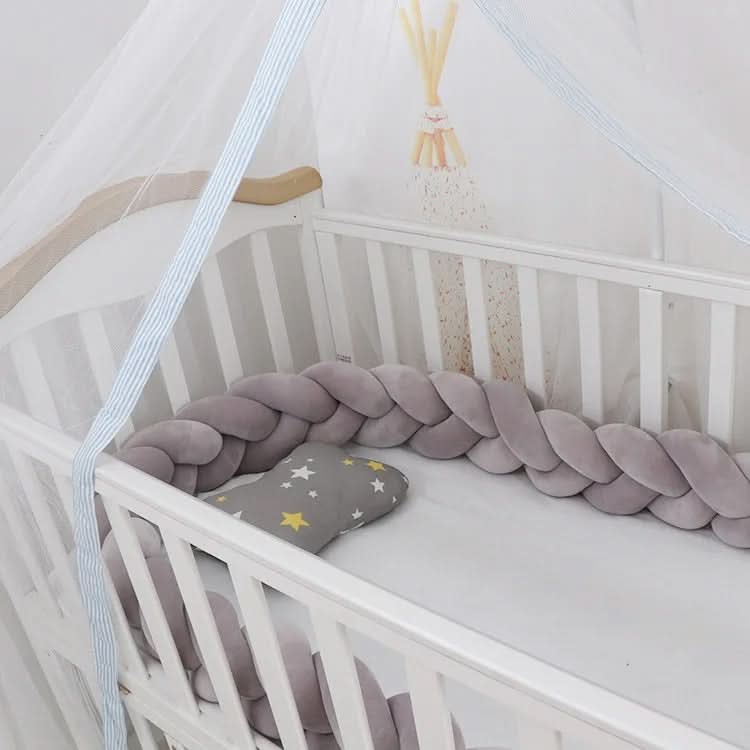 Crib Bumper Braided 100% Cotton Breathable
