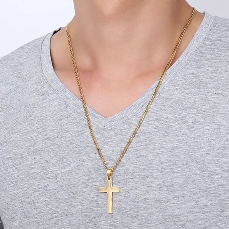 Cross Necklace Stainless Steel Pendant Timeless Design