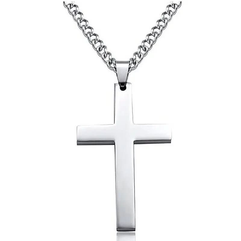 Cross Necklace Stainless Steel Pendant Timeless Design