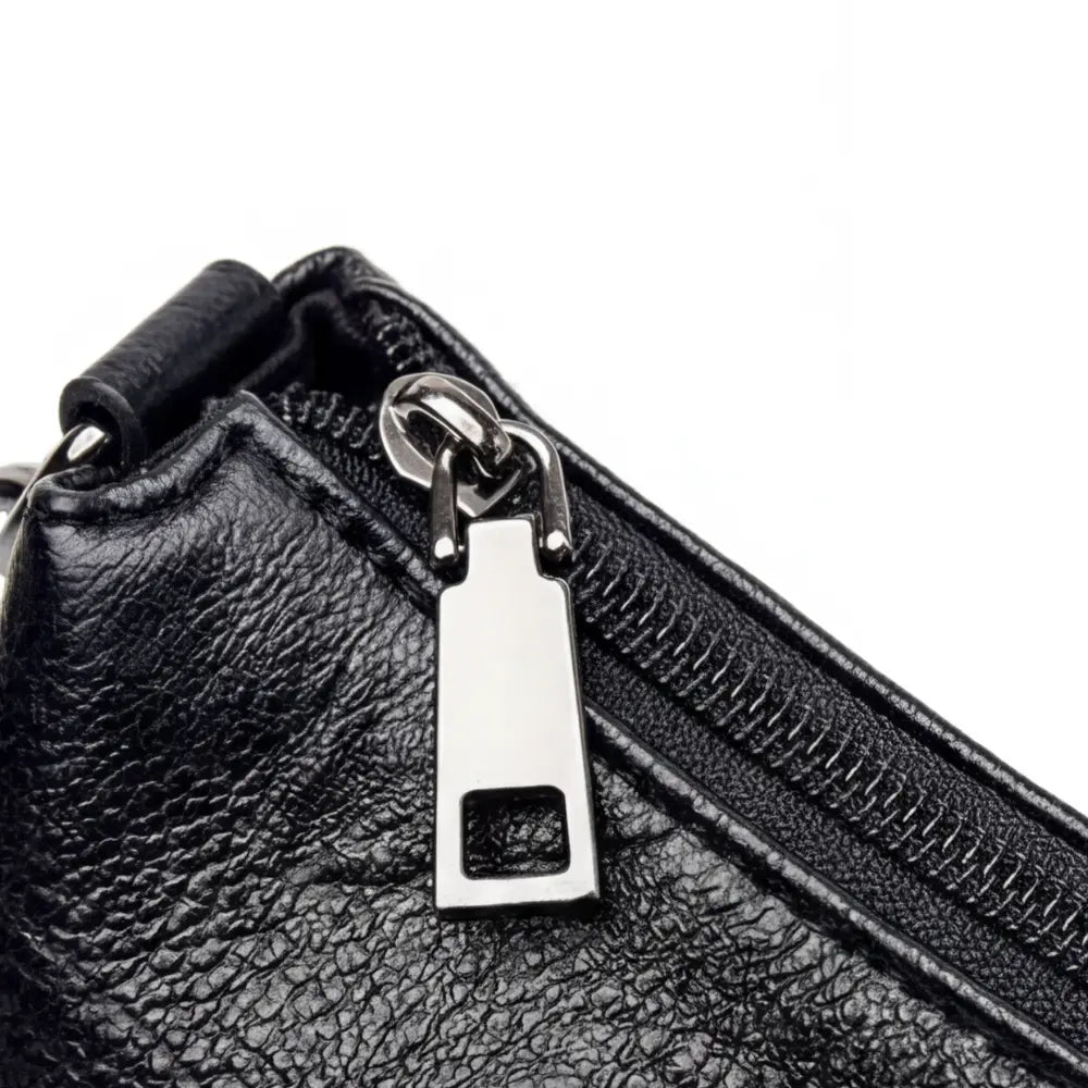 Crossbody Bag Soft Faux Leather Three Compartments Adjustable Strap