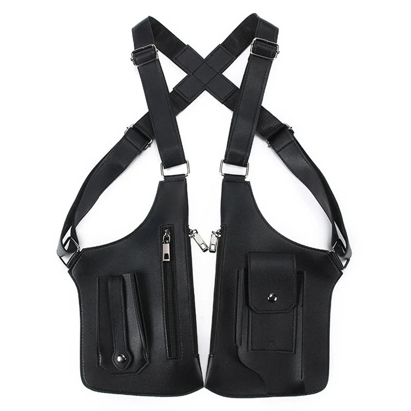 Crossbody Bag Weather-Resistant Multiple Pockets Adjustable Strap