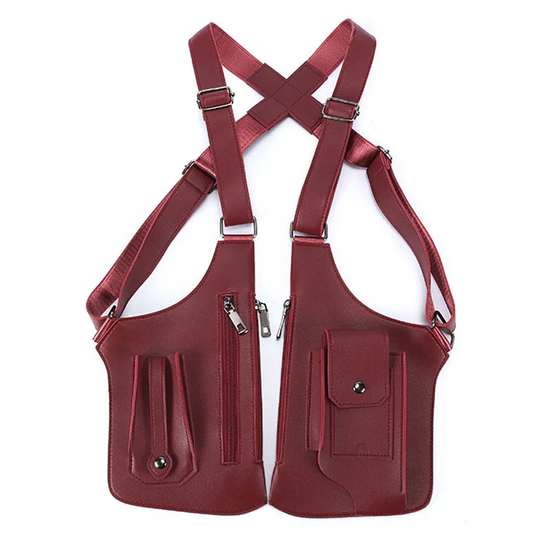 Crossbody Bag Weather-Resistant Multiple Pockets Adjustable Strap