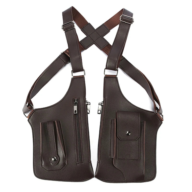 Crossbody Bag Weather-Resistant Multiple Pockets Adjustable Strap