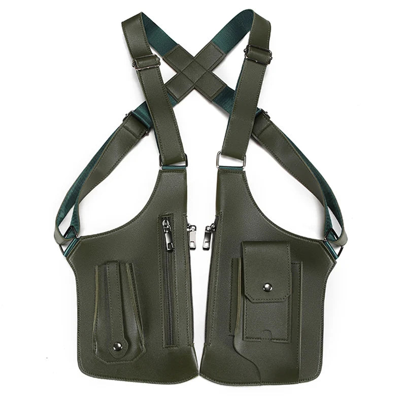 Crossbody Bag Weather-Resistant Multiple Pockets Adjustable Strap