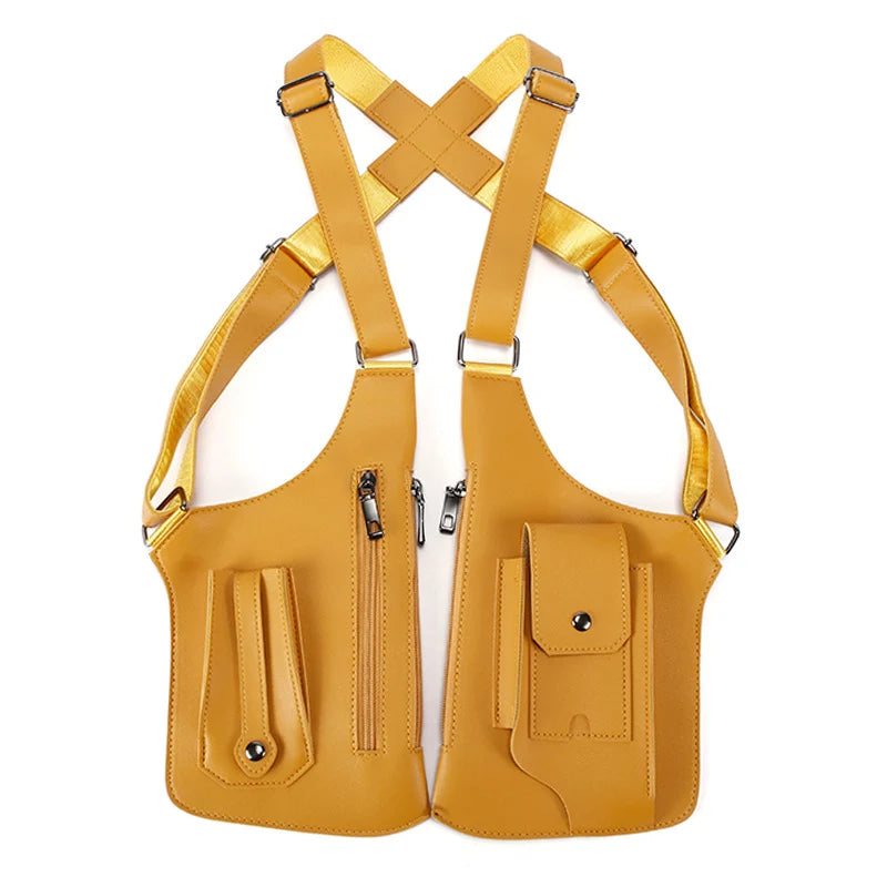 Crossbody Bag Weather-Resistant Multiple Pockets Adjustable Strap