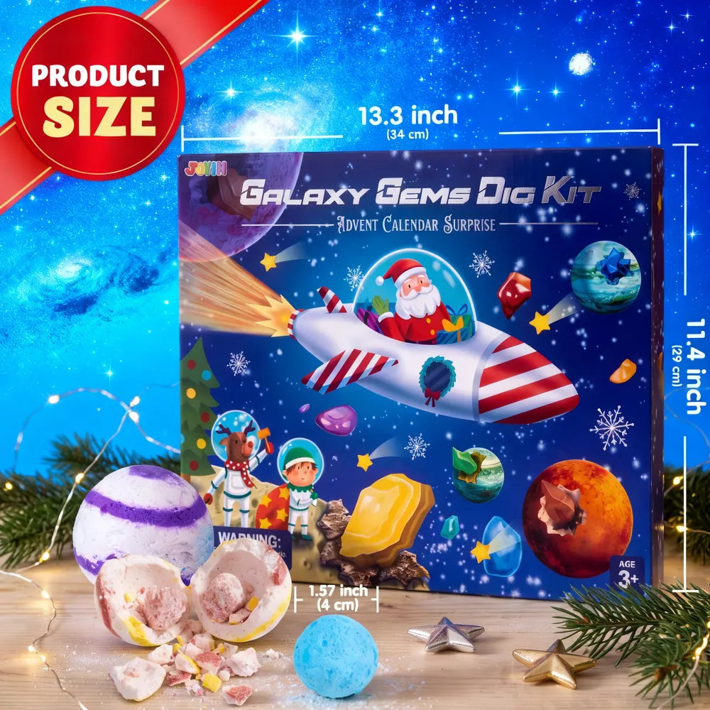 Crystal Excavation Advent Calendar 21 Natural Geodes