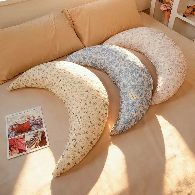 Cuddle Pillow Floral Pattern PP Cotton Filling 29.5-Inch Support