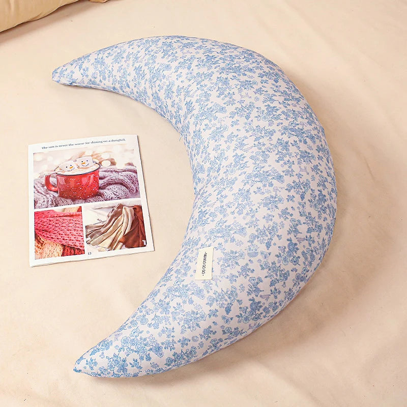 Cuddle Pillow Floral Pattern PP Cotton Filling 29.5-Inch Support