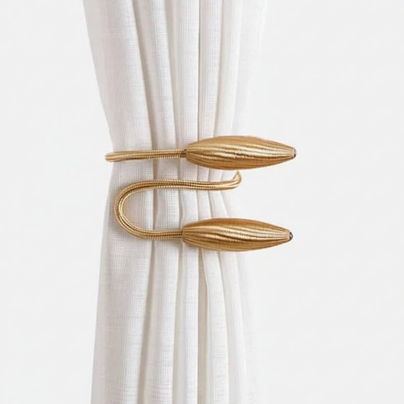 Curtain Tiebacks Flexible Shapeable Tool-Free Installation