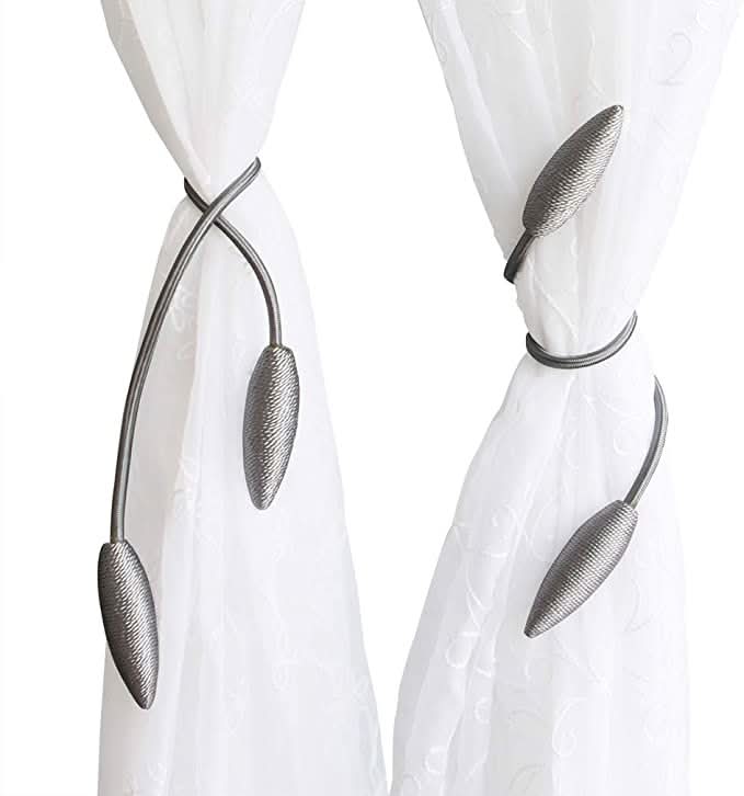 Curtain Tiebacks Flexible Shapeable Tool-Free Installation