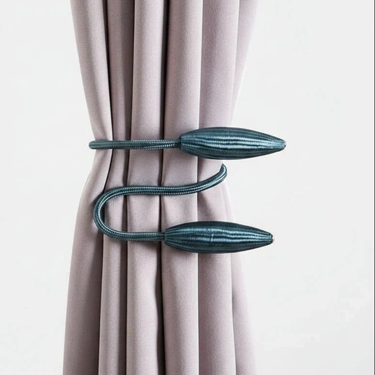 Curtain Tiebacks Flexible Shapeable Tool-Free Installation